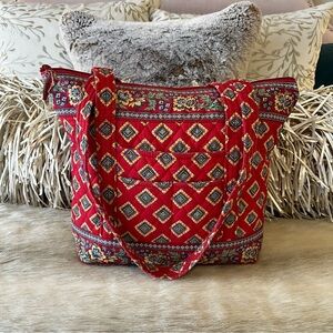 Vera Bradley Red Patterned Tote